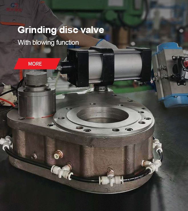 Grinding disc valve Grinding disc valve