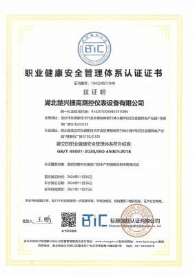职业健康安全管理体系